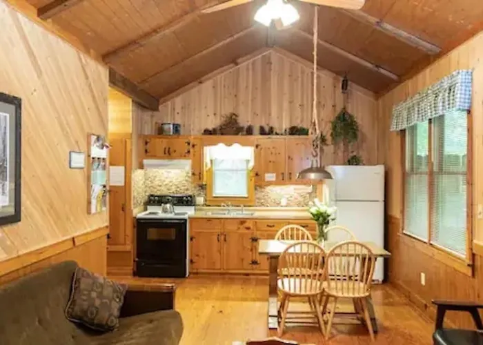 Cozy Cabin: River View With Hot Tub