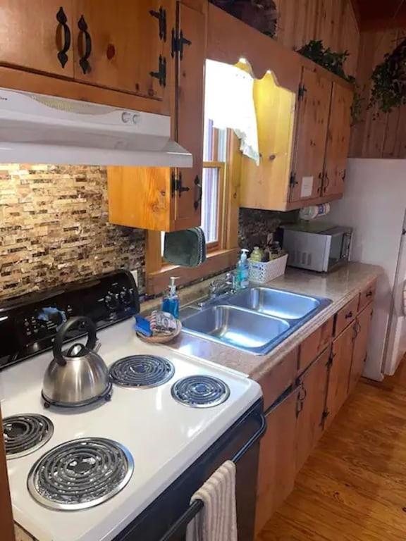 Hébergement de vacances Cozy Cabin: River View With Hot Tub